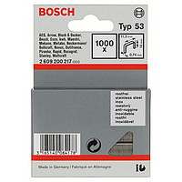 1000 скрепок Bosch 12мм Т53, 2609200217