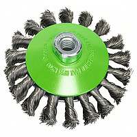 Щетка коническая Bosch М14 0.35X115 мм пучки INOX