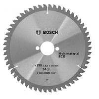 Пильный диск Bosch ECO 190x30x54T (Алюминий, пластик), 2608644389