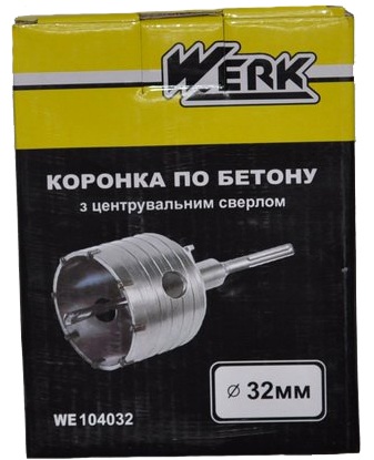 Коронка WERK 32 мм SDS-plus